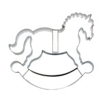 Wykrawacz metalowy do ciastek h16,6cm KOŃ NA BIEGUNACH