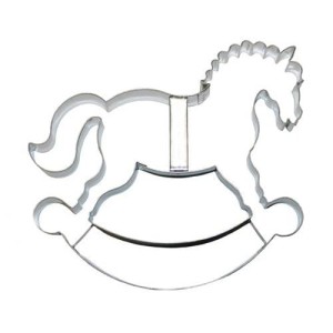 Wykrawacz metalowy do ciastek h16,6cm KOŃ NA BIEGUNACH
