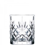 Komplet szklanek 6szt do whisky ze szkła kryształowego 310ml MELODIA 