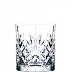 Komplet szklanek 6szt do whisky ze szkła kryształowego 310ml MELODIA 