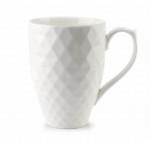 Kubek porcelanowy 280ml DIAMENT biały