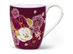 Kubek porcelanowy 400ml Minnie Flowers fioletowy