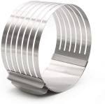 Obręcz metalowa do warstwowego cięcia ciasta 24/30cm