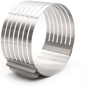 Obręcz metalowa do warstwowego cięcia ciasta 24/30cm