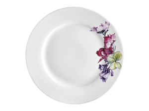 Talerz porcelanowy deserowy 19cm GARDEN biały 