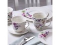 Filiżanka porcelanowa ze spodkiem 450ml GARDEN bratek