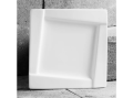 Talerz porcelanowy deserowy kwadratowy 20cm x 20cm Kubiko