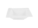Talerz porcelanowy obiadowy głęboki kwadratowy 20cm x 20cm Kubiko