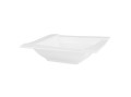 Talerz porcelanowy obiadowy głęboki kwadratowy 20cm x 20cm Kubiko