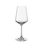 Komplet kieliszków do wina 6szt ze szkła kryształowego 350ml SANDRA 