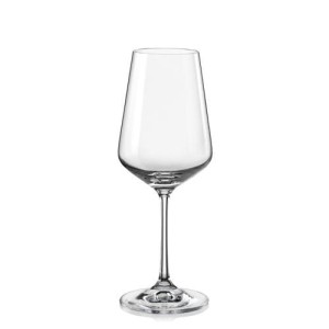 Komplet kieliszków do wina 6szt ze szkła kryształowego 350ml SANDRA 