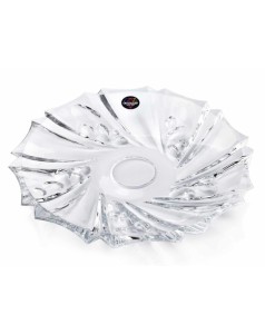Talerz obiadowy płytki ze szkła 29cm okrągły CRYSTAL 