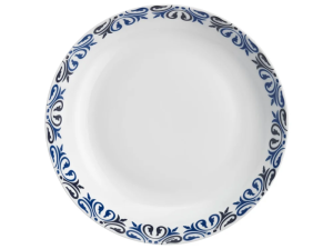 Talerz porcelanowy obiadowy płytki 26,5cm Marocco granat