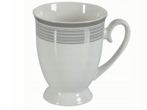 Kubek porcelanowy platyna wzr.03 300ml DIANA