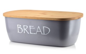 Chlebak z włókna bambusowego BAMBOO GREY 34,5cm szary
