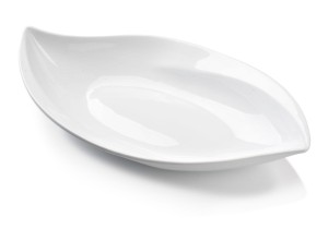 Półmisek/miska porcelanowy na przystawki  BASIC łódka