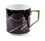 Kubek elegancki porcelanowy 330ml Cristie czarny