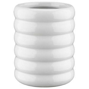 Kubek ceramiczny łazienkowy Azibo biały