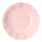 Talerz ceramiczny obiadowy płytki 27cm Diana Rustic różowy