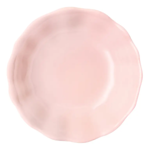 Talerz ceramiczny obiadowy płytki 27cm Diana Rustic różowy