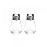 Pojemnik/przyprawnik szklany kpl. 2szt  50ml Bulb