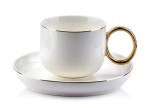 Filiżanka porcelanowy ze spod. 270ml GRACE