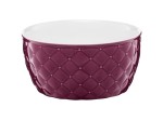 Miska/salaterka porcelanowa pikowana ,,GLAMOUR" 13,5cm fioletowa