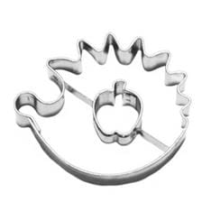 Wykrawacz metalowy do ciastek h4.5 cm Jeż z jabłkiem