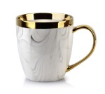 Kubek porcelanowy glam 480ml GEORGIA biało-szary 