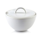 Cukiernica porcelanowa 11,5cm x 10,5cm Happy biała