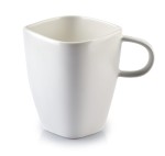 Kubek porcelanowy 350ml Happy biały