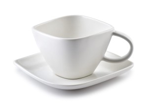 Filiżanka porcelanowa ze spod. 200ml Happy 