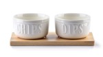 Kpl. 2 miseczek do dipów porcelana Modern Life