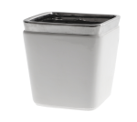 Osłonka ceramiczna kwadratowa  13cm x 13cm Oris biała