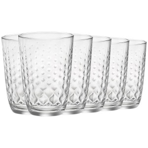 Szklanka ze szkła 6 szt do napojów 380 ml GLIT 
