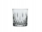 szklanka niska 280ml transparentna szara