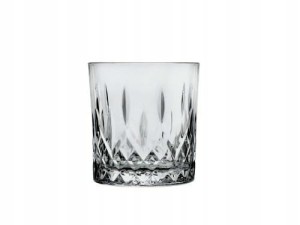 szklanka niska 280ml transparentna szara