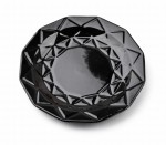 Talerz ceramiczny deserowy 19,5cm Adel czarny