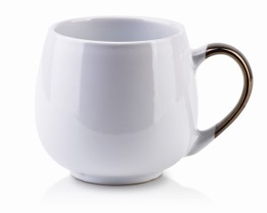 Kubek porcelanowy 390ml beczułka CAL biały