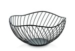 Koszyk/patera metalowy 26.5xh13 cm Cedric  czarny