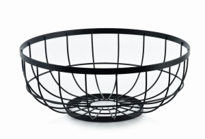 Koszyk/patera metalowy 28cm x h11,5 cm Cedric  czarny