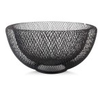 Koszyk/patera metalowy 30 x 28 x h11,5 cm Cedric  czarny