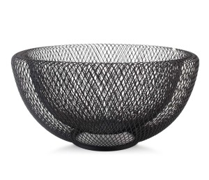 Koszyk/patera metalowy 30 x 28 x h11,5 cm Cedric  czarny