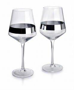 Kpl. kieliszków do wina 580ml Mirella Silver