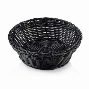 Koszyk na pieczywo okrągły 20cm Sino czarny