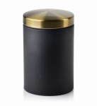 Pojemnik metalowy na art.sypkie h14,5 cm Harry czarny