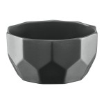 Miska porcelanowa 400ml Diamond ciemny szara