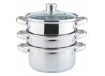 Garnek do gotowania na parze 18cm 4elem. COOKING