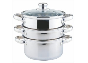 Garnek do gotowania na parze 18cm 4elem. COOKING