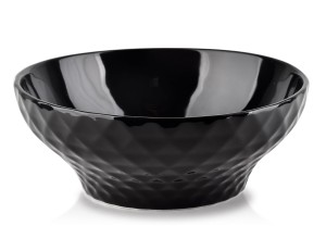 Miska porcelanowa 17,5 cm 0,7l DIAMENT czarna